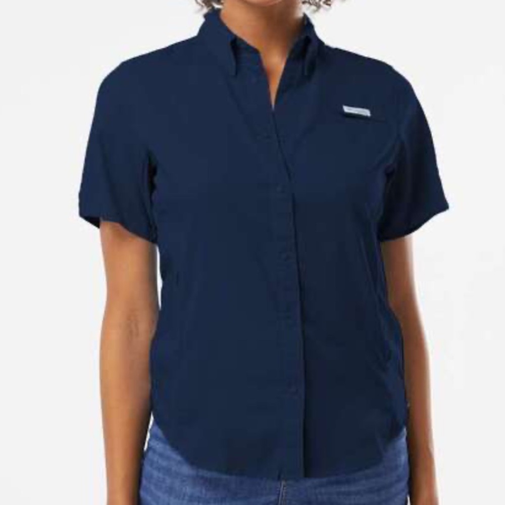 Columbia Women's Navy Button Down Shirt